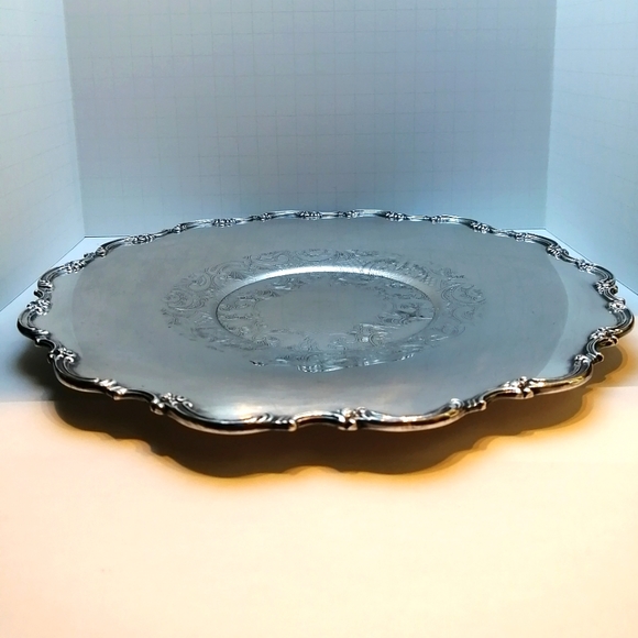 Sterling Silver Sheffield Reproduction Plate - Picture 2 of 8